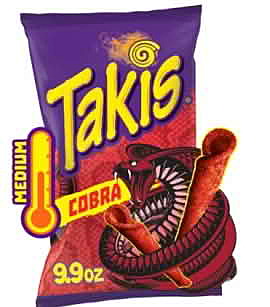 Barcel Takis Cobra Grande 280g( 9.9 oz) - 14PCS/box