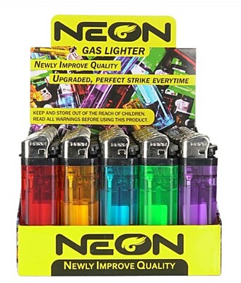 Neon Gas Ligther Whole Pack