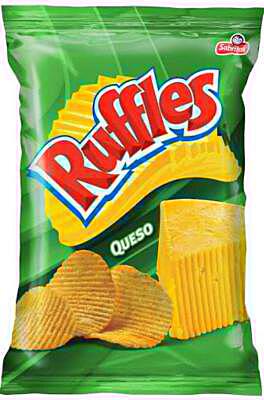 Sabritas Ruffles Queso Mexicano Verde Grande-8oz(226g)-15PCS/Box